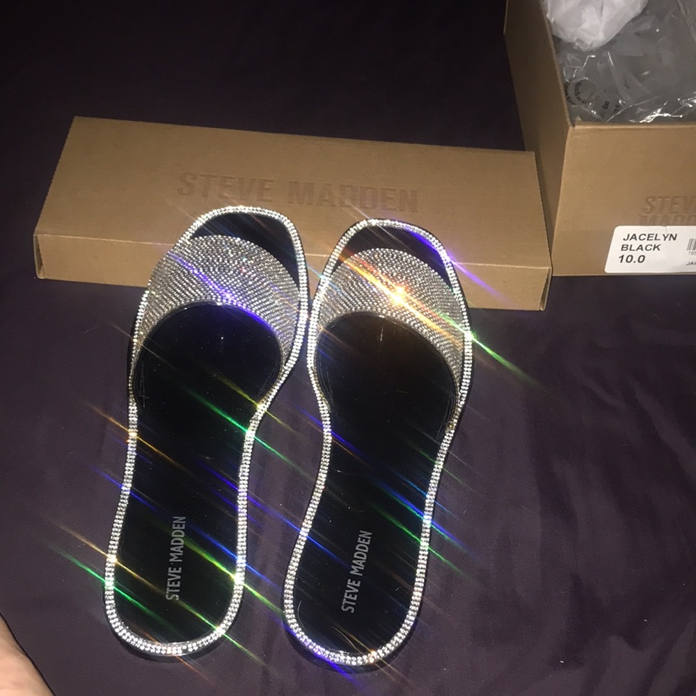Steve Madden rhinestone sandals